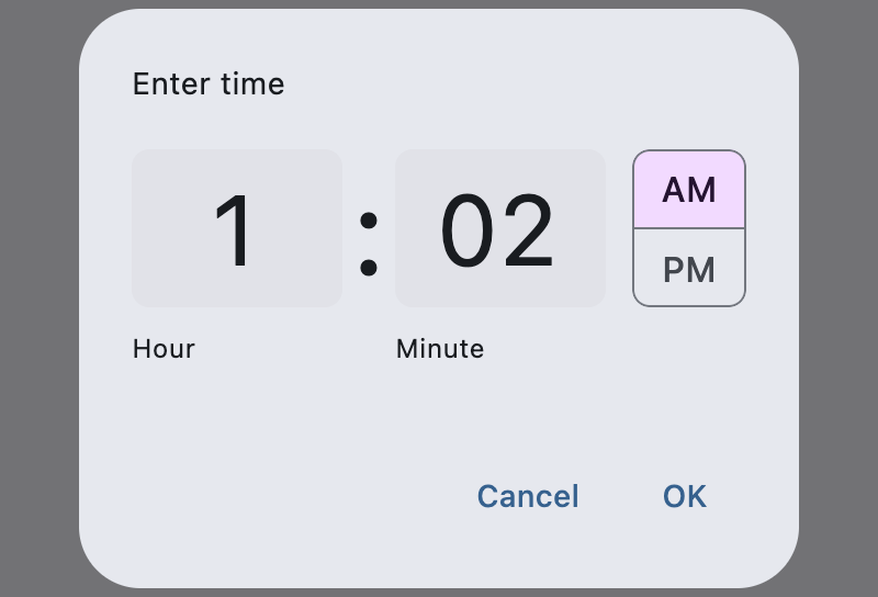 TimePicker